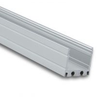 LED Aufbauprofil SURF16 Aluminium eloxiert, 200cm