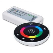 Wireless Touch RGB Dimmer mit Funk-Fernbedienung Round, 12-24V DC 3x4A