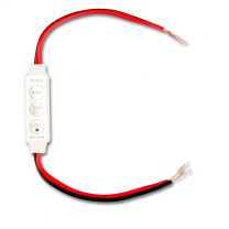LED Strip Mini Kabeldimmer, 12-24V, 6A
