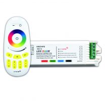 LED Streifen RGB/RGBW/RGBWW Controller 4 Zonen, inkl. Fernbedienung, 12-24V, 4x6A